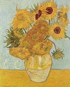 Vincent Van Gogh Vaso di girasoli