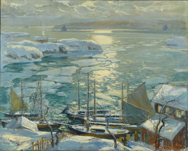 Jonas Lie The_Old_Ships_Draw_to_Home_Again