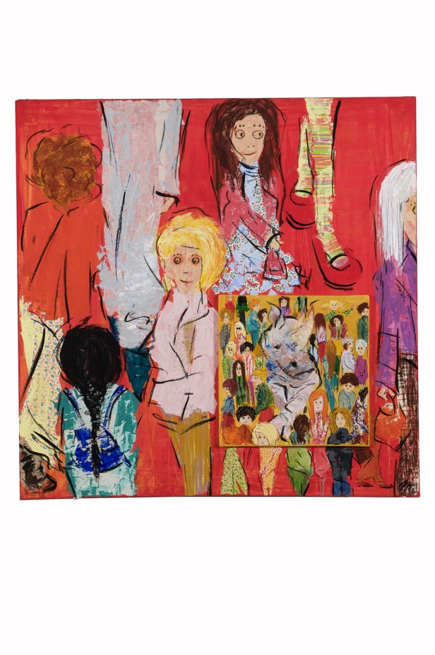 kasparova la folla in rosso