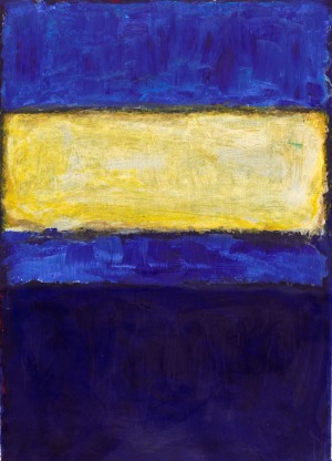 Rothko blu e giallo