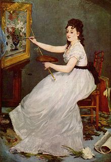 Eva gonzales ritratta da Manet