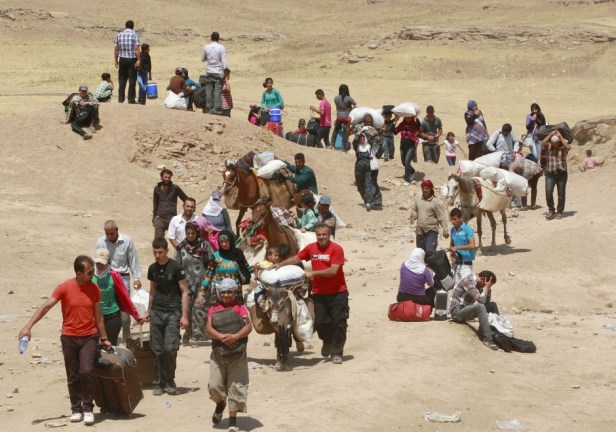 rifugiati siriani verso l'iraq