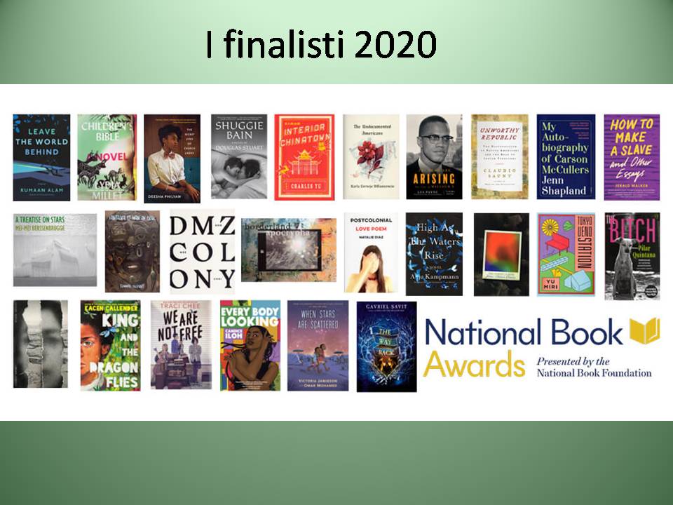 National Book awd 2020 finalisti