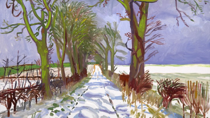 Winter by Hockney