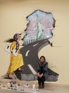 Shamsia Hassani road